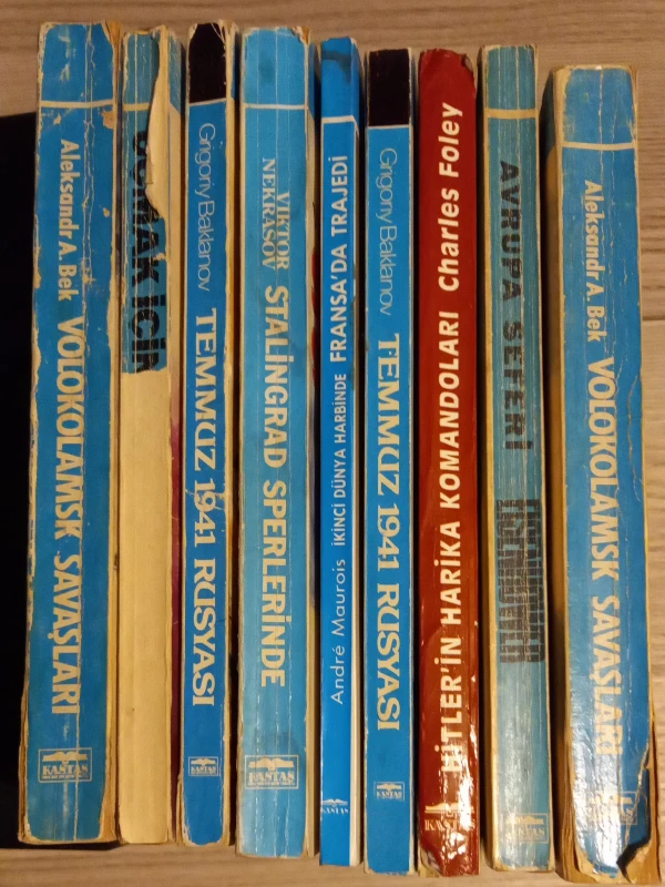 Kastaş 2. Dünya Savaşı Kitapları Seti (8 Kitap)